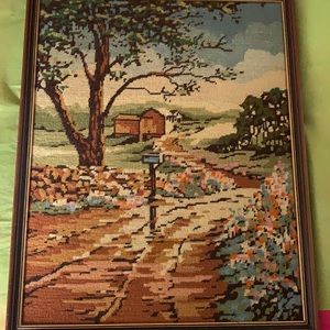 Vintage needle point